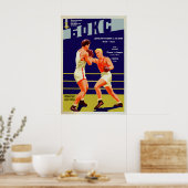 Sovjet Sportposter Boksen Internationaal Poster (Keuken)