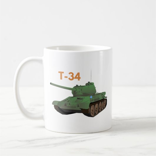 Sovjet T-34 Tank Koffiemok (Links)