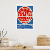 Sovjet Trein - Luciferdoosje Print - Esthetische M (Keuken)