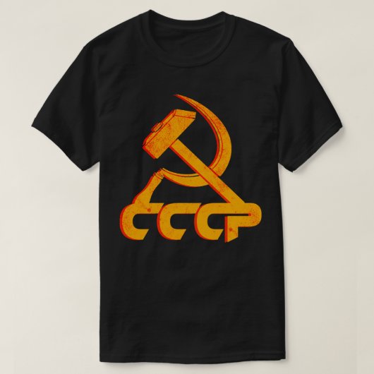 Sovjet-Unie CCCP USSR Communisme Hamer Sikkel1 T-shirt (Design voorkant)