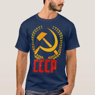 Sovjet-Unie CCCP USSR Communisme Hamer Sikkel T-shirt