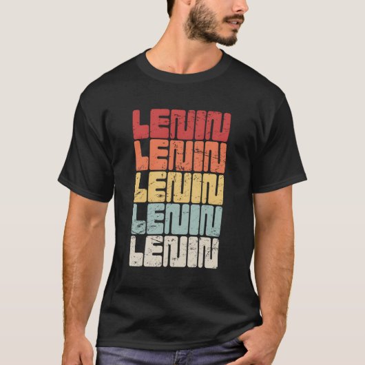 Sovjet-Unie communist Vladimir Lenin T-shirt (Voorkant)