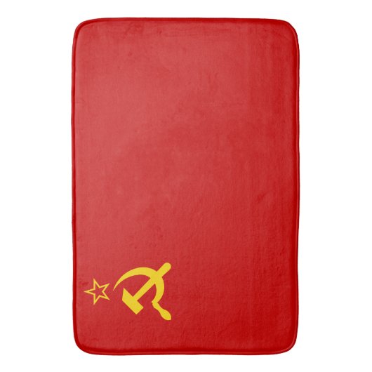Sovjet-Unie Communistische Sikkel en Hammer Badmat (Voorkant Verticaal)