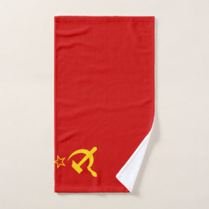 Sovjet-Unie Communistische Sikkel en Hammer Handdoek