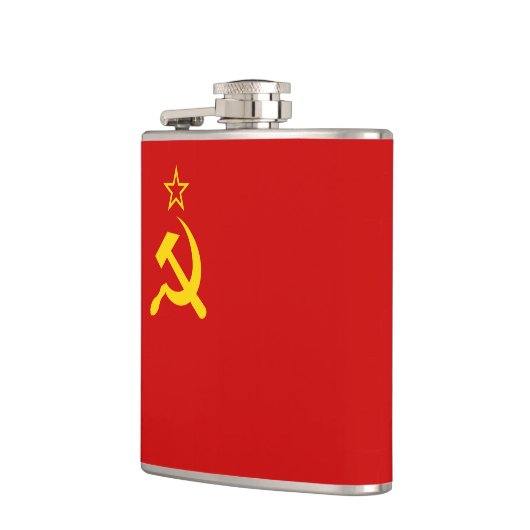 Sovjet-Unie Communistische Sikkel en Hammer Heupfles (Links)