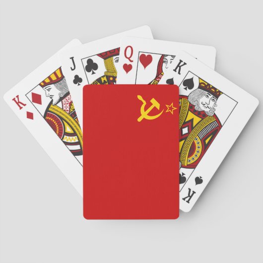 Sovjet-Unie Communistische Sikkel en Hammer Pokerkaarten (Achterkant)
