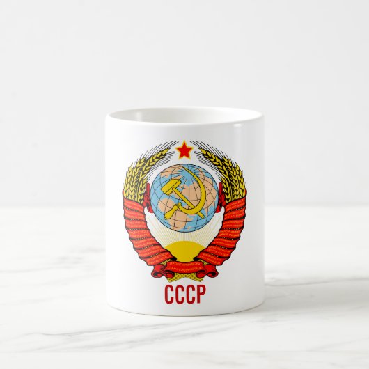 Sovjet-Unie Embleem met CCCP-koffie-Mok Koffiemok (Center)