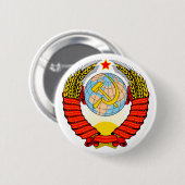 Sovjet-Unie Embleem met CCCP Ronde Button 5,7 Cm (Voorkant /achterkant)
