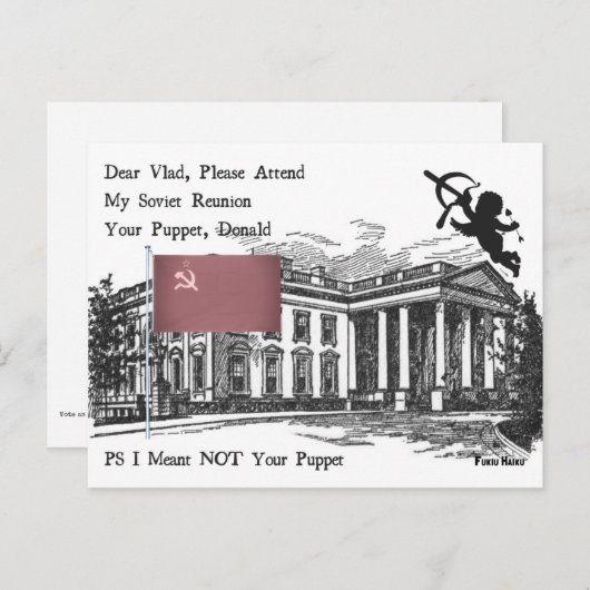Sovjet-Unie Haiku Briefkaart (Voorkant / Achterkant)