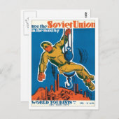 Sovjet-Unie Rusland Briefkaart (Voorkant / Achterkant)