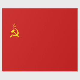 Sovjet-Unie (USSR) (communistische hamer en sikkel Cadeaupapier