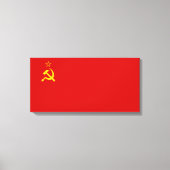 Sovjet-Unie (USSR) (communistische hamer en sikkel Canvas Afdruk (Voorkant)
