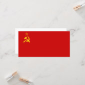 Sovjet-Unie (USSR) (communistische hamer en sikkel Kaart (Voorkant / Achterkant in situ)