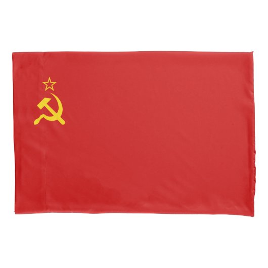 Sovjet-Unie (USSR) (communistische hamer en sikkel Kussensloop (Voorkant-Links)