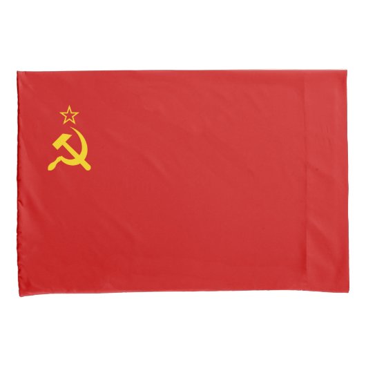 Sovjet-Unie (USSR) (communistische hamer en sikkel Kussensloop (Voorkant-Rechts)