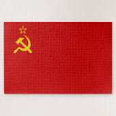 Sovjet-Unie (USSR) (communistische hamer en sikkel Legpuzzel (Horizontaal)