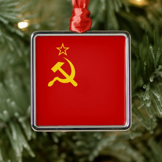 Sovjet-Unie (USSR) (communistische hamer en sikkel Metalen Ornament (Boom)