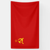 Sovjet-Unie (USSR) (communistische hamer en sikkel Spandoek (Verticaal)
