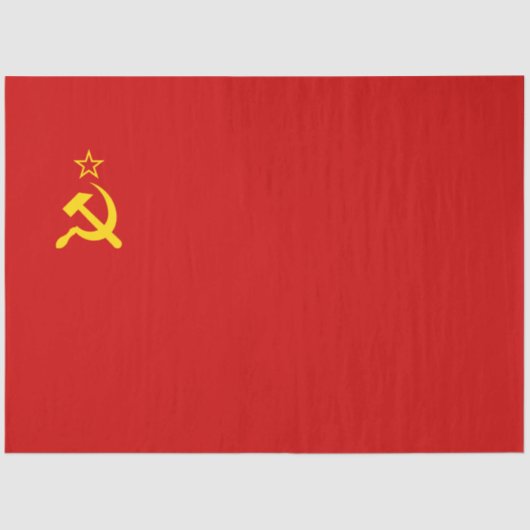 Sovjet-Unie (USSR) (communistische hamer en sikkel Tissuepapier (Voorkant)