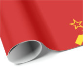 Sovjet-Unie Vlag Communistisch Sikkel en Hammer Cadeaupapier (Rol Hoek)