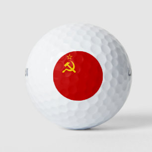 Sovjet-Unie Vlag Communistisch Sikkel en Hammer Golfballen