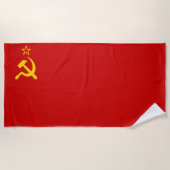 Sovjet-Unie Vlag Communistisch Sikkel en Hammer Strandlaken (Voorkant)