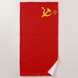 Sovjet-Unie Vlag Communistisch Sikkel en Hammer Strandlaken