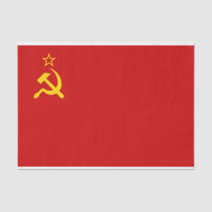 Sovjet-Unie Vlag Communistisch Sikkel en Hammer Tissuepapier