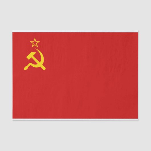Sovjet-Unie Vlag Communistisch Sikkel en Hammer Tissuepapier (Voorkant)