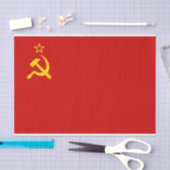 Sovjet-Unie Vlag Communistisch Sikkel en Hammer Tissuepapier (Craft)