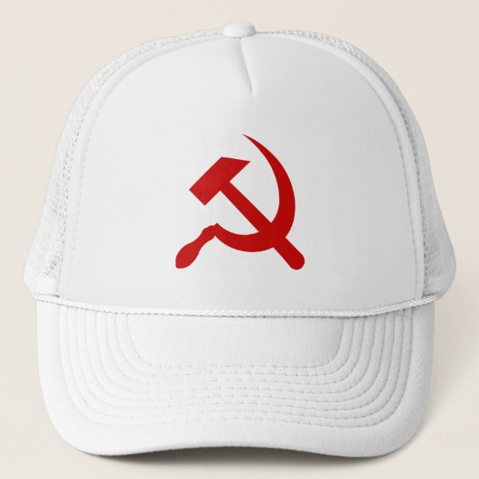 Sovjet-Unie Vlag Communistisch Sikkel en Hammer Trucker Pet (Voorkant)
