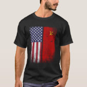 Sovjet-Unie Vlag Socialistische Hammer Sikkel CCCP T-shirt (Voorkant)