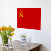 Sovjet-Unie Vlag, Sovjet-Unie, CCCP, Communisme, L Folie Afdrukken (Laag (Keuken))