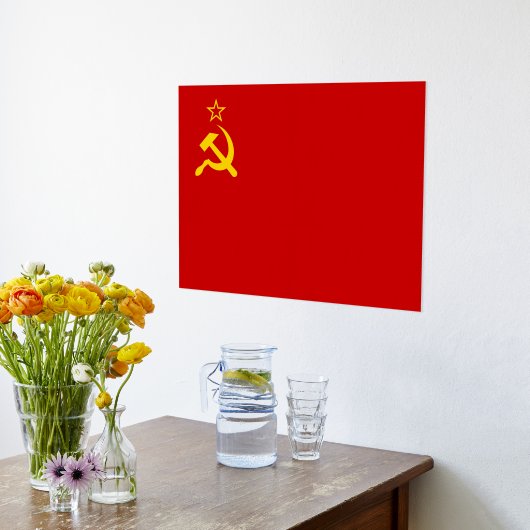 Sovjet-Unie Vlag, Sovjet-Unie, CCCP, Communisme, L Folie Afdrukken (Laag (Keuken))