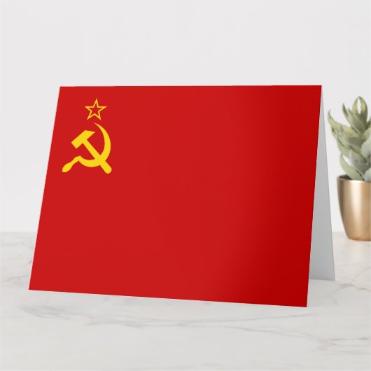 Sovjet-Unie Vlag, Sovjet-Unie, CCCP, Communisme, L Kaart (Kleine Plant)