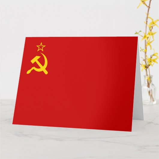 Sovjet-Unie Vlag, Sovjet-Unie, CCCP, Communisme, L Kaart (Gele Bloem)