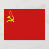 Sovjet-Unie vlag, USSR, CCCP, Communisme, Lenin Briefkaart (Voorkant)
