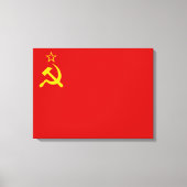 Sovjet-Unie Vlag, USSR, CCCP, Communisme, Lenin Canvas Afdruk (Voorkant)