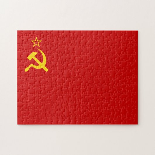 Sovjet-Unie vlag, USSR, CCCP, Communisme, Lenin Legpuzzel (Horizontaal)