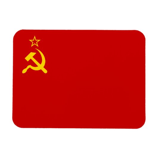 Sovjet-Unie vlag, USSR, CCCP, Communisme, Lenin Magneet (Horizontaal)