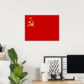 Sovjet-Unie vlag, USSR, CCCP, Communisme, Lenin Poster (Thuiskantoor)