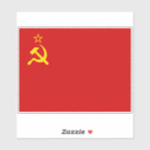 Sovjet-Unie vlag, USSR, CCCP, Communisme, Lenin Sticker (Vel)