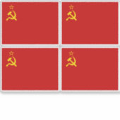 Sovjet-Unie vlag, USSR, CCCP, Communisme, Lenin Sticker (Voorkant)