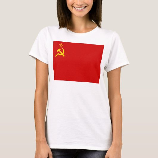 Sovjet-Unie vlag, USSR, CCCP, Communisme, Lenin T-shirt (Voorkant)