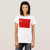 Sovjet-Unie vlag, USSR, CCCP, Communisme, Lenin T-shirt (Voorkant volledig)