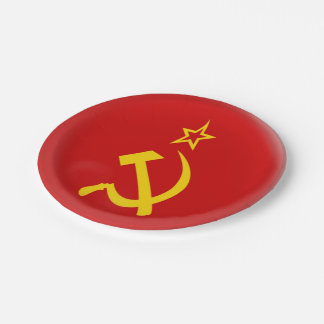 Sovjet - Unie - vlag USSR Papieren Bordje