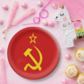 Sovjet - Unie - vlag USSR Papieren Bordje (Feest)