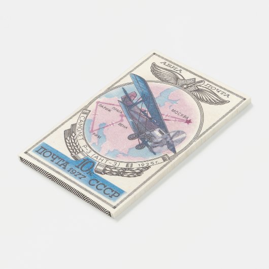 Sovjet-vliegtuig ANT 3 Post-it® Notes (Schuin)