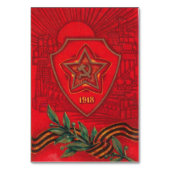 Sovjet-wenskaart van 23 februari kaart (Voorkant)