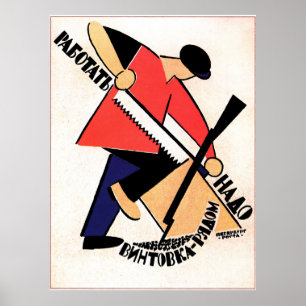 Sovjet-werknemers Propaganda Poster
